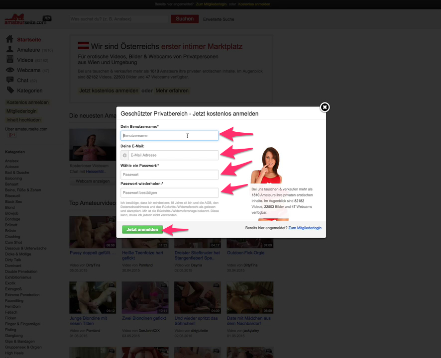 amateurseite anleitung 2