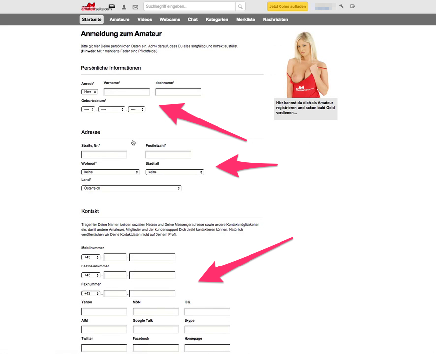 amateurseite anleitung 6